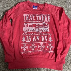 Women's National Lampoons Christmas Vacation Red Long Sleeve Shirt SIZE SMALL RV